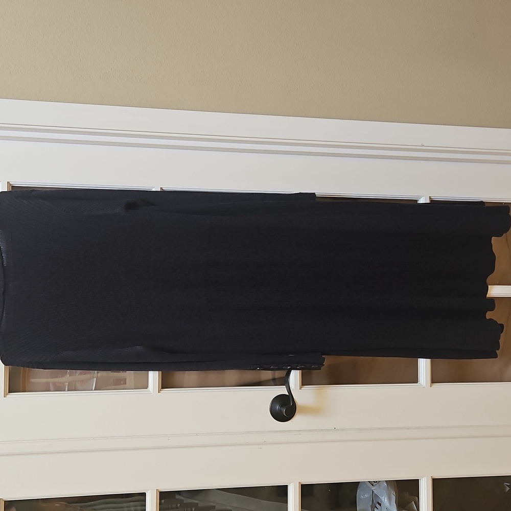 Zara Black V-Neck Sweater Duster - Picture 5 of 5